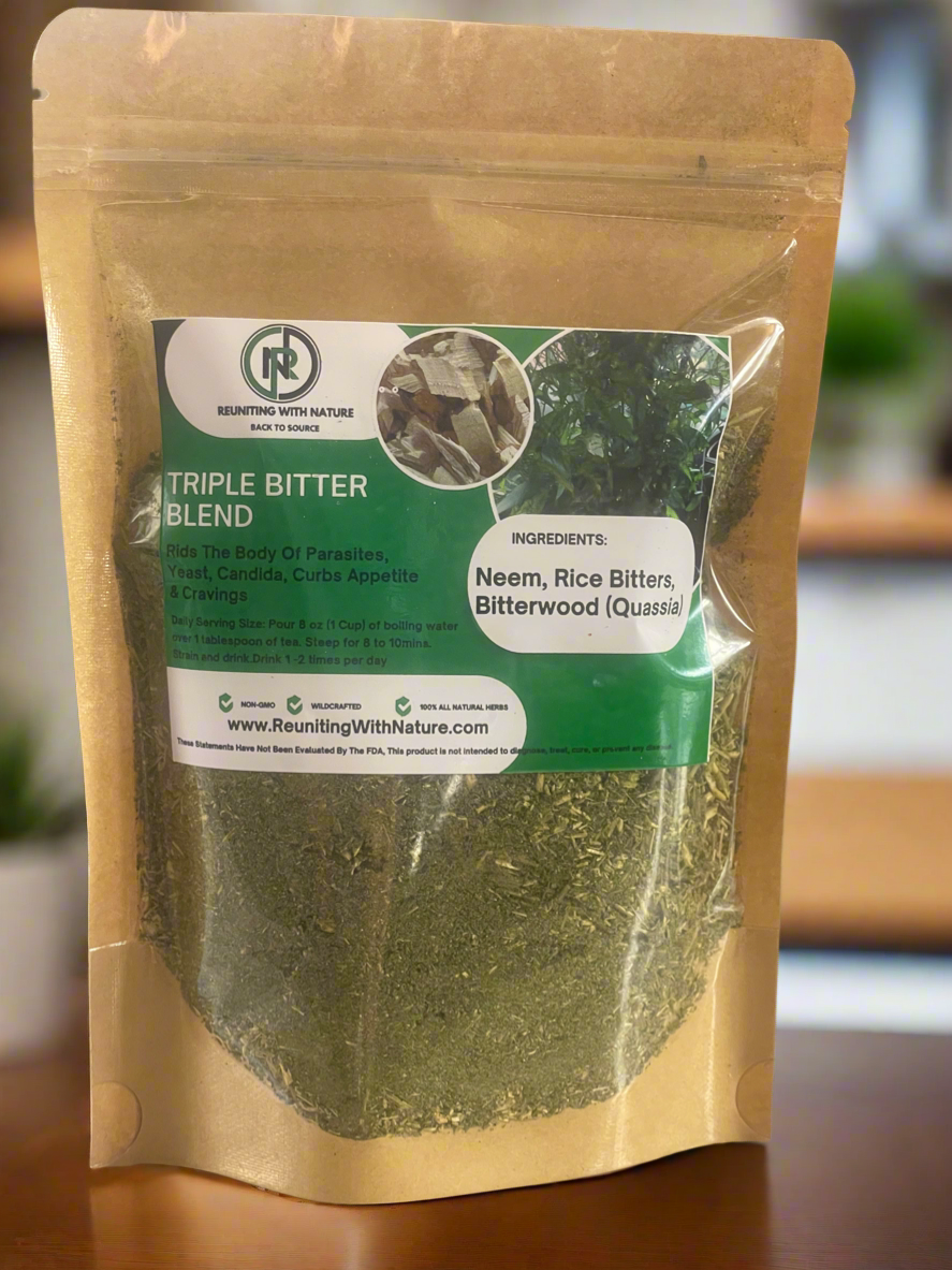 Bitter Blend - Triple Bitter Tonic Powder – Detox Blend with Neem, Rice Bitters & Bitterwood
