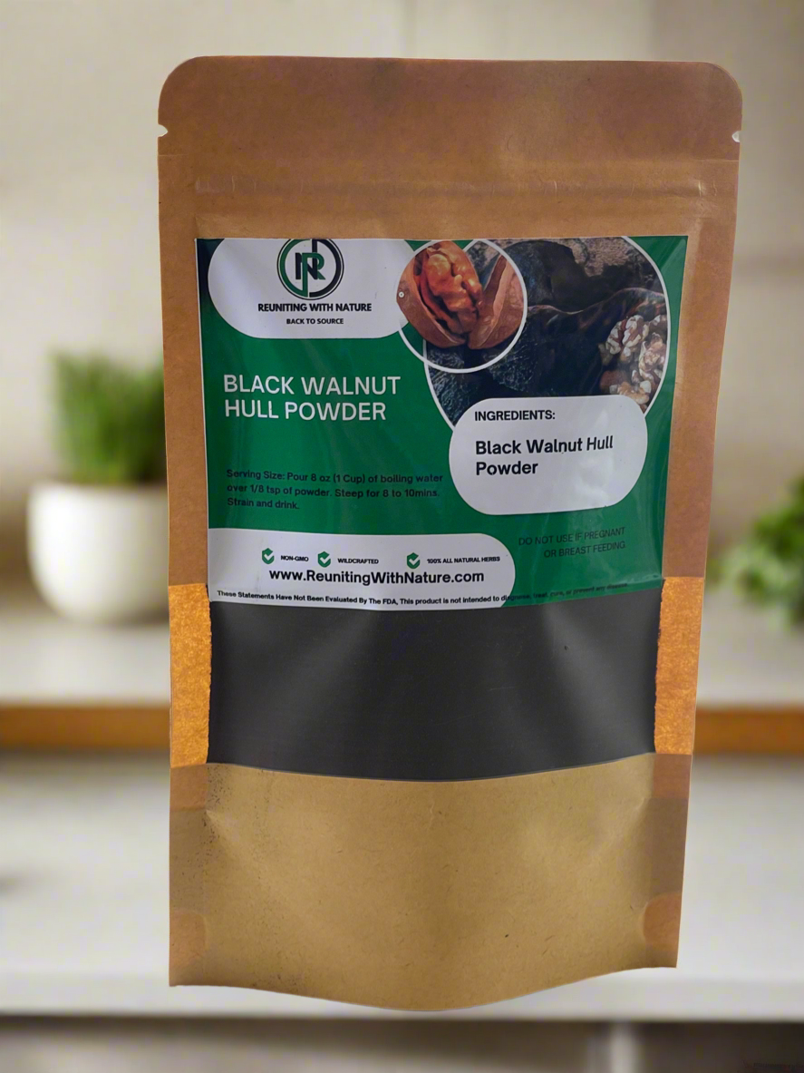 Black Walnut Hull Powder – Intestinal Detox & Parasite Support