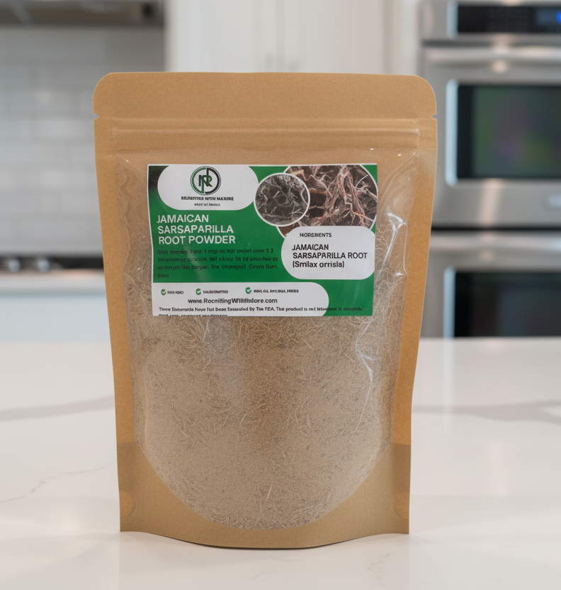 Jamaican Sarsaparilla Root Powder| Rough Cut| – Premium Wildcrafted Blood Purifier & Detox Tea