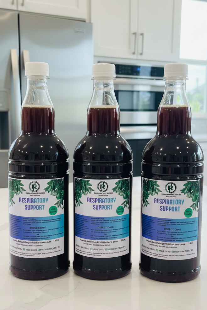 Respiratory Support Tonic – Lung, Sinus, Asthma & Immune Defense Herbal Formula