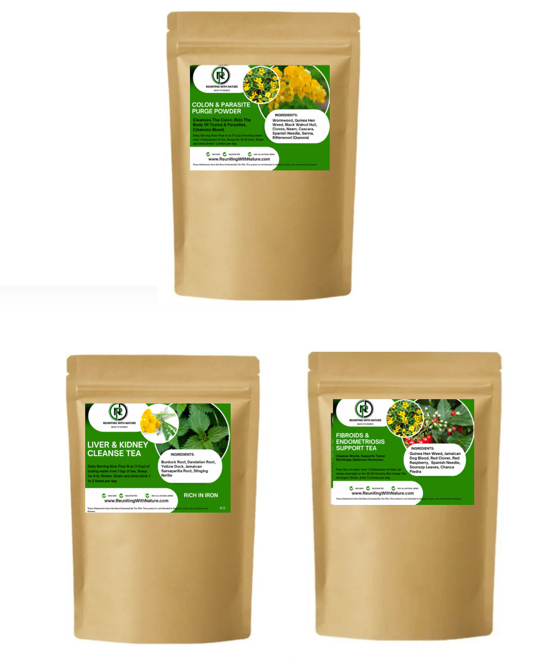 Total Hormone Reset Kit – PCOS, Fibroids, Endometriosis (3-Step Cleanse & Repair)- Colon&Parasite Cleanse, Liver&Kidney Cleanse, Womb, Blood,Lymph Cleanse & Repair- For Fibroids, PCOS, Endometriosis Etc