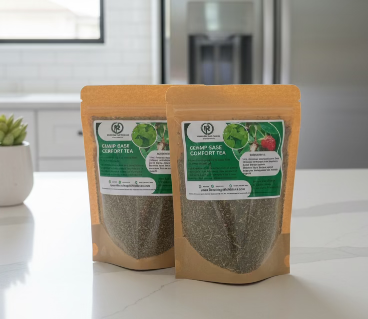 Menstrual Pain Relief | Cramp-Ease Comfort Tea – Gentle Period Pain Relief for Women & Girls (Hormone & Uterine Support Blend)|Princess Balance