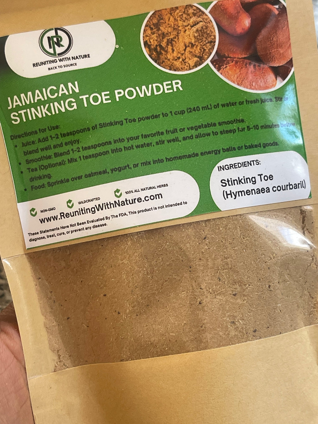 Jamaican Stinking Toe Powder (Hymenaea courbaril) | West Indian Locust | Nutrient Dense Superfood